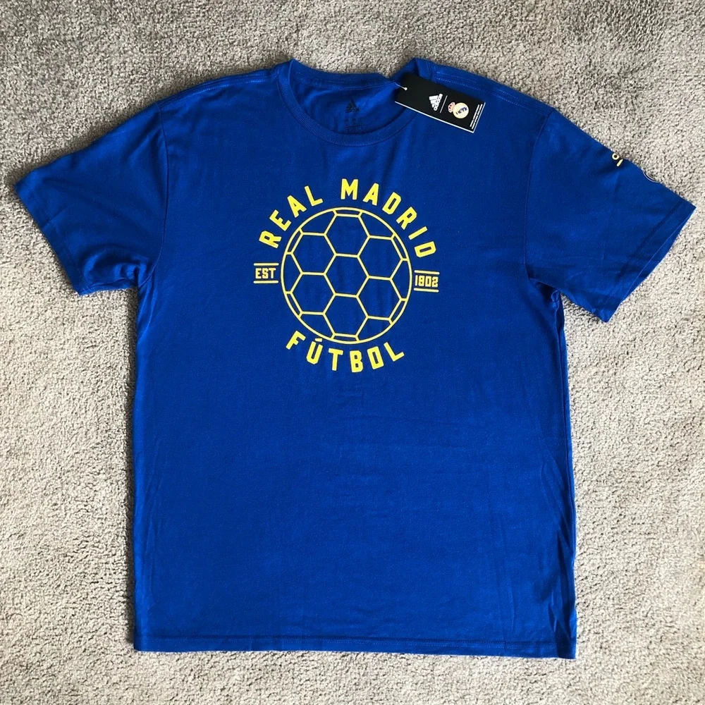⚽️ NWT Adidas Real Madrid Futbol T-Shirt